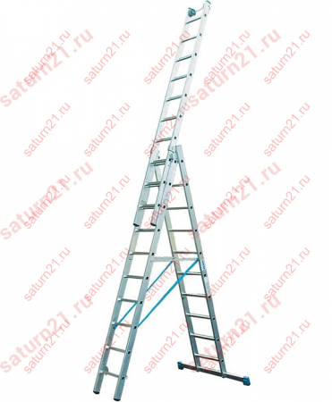 Трехсекционная универсальная лестница STABILO 3х12